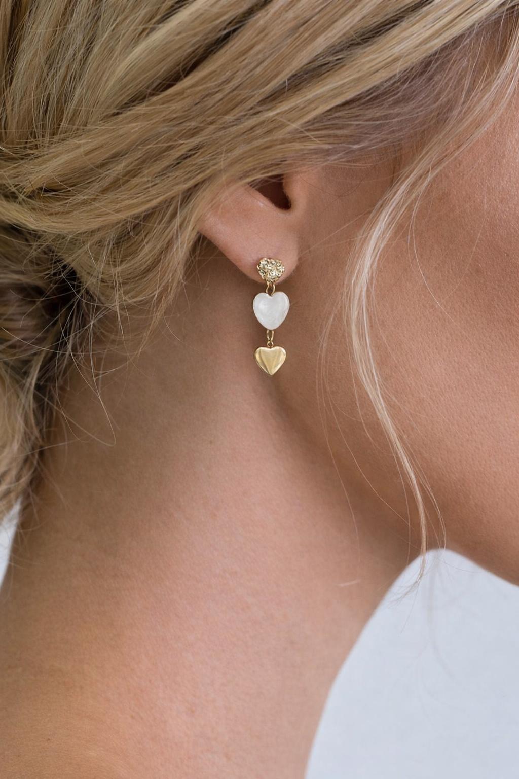 Naušnice srca 3u1 - Slika 2