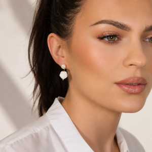 Bijele naušnice Perla